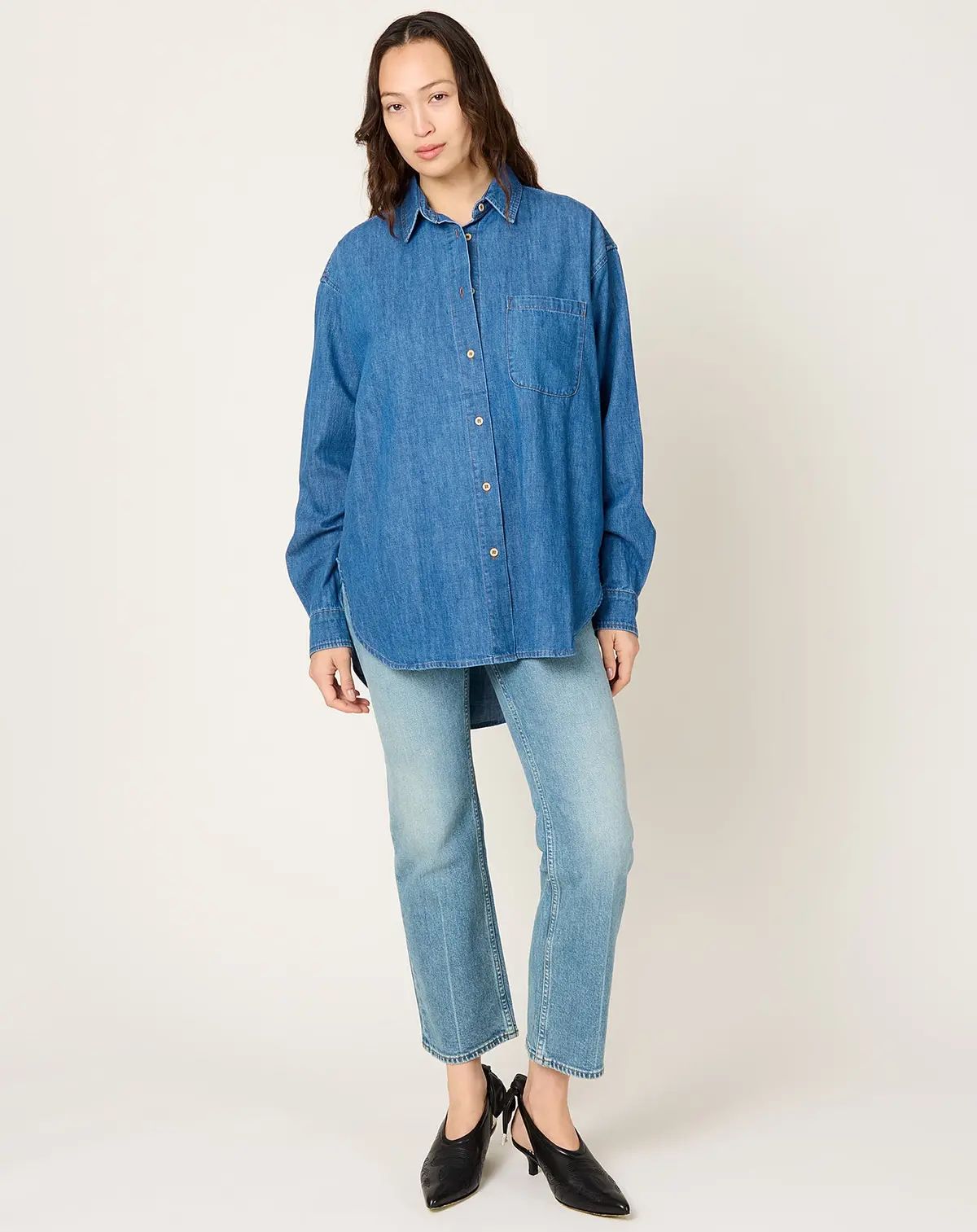 Essential Shirt In Farrah Indigo 1