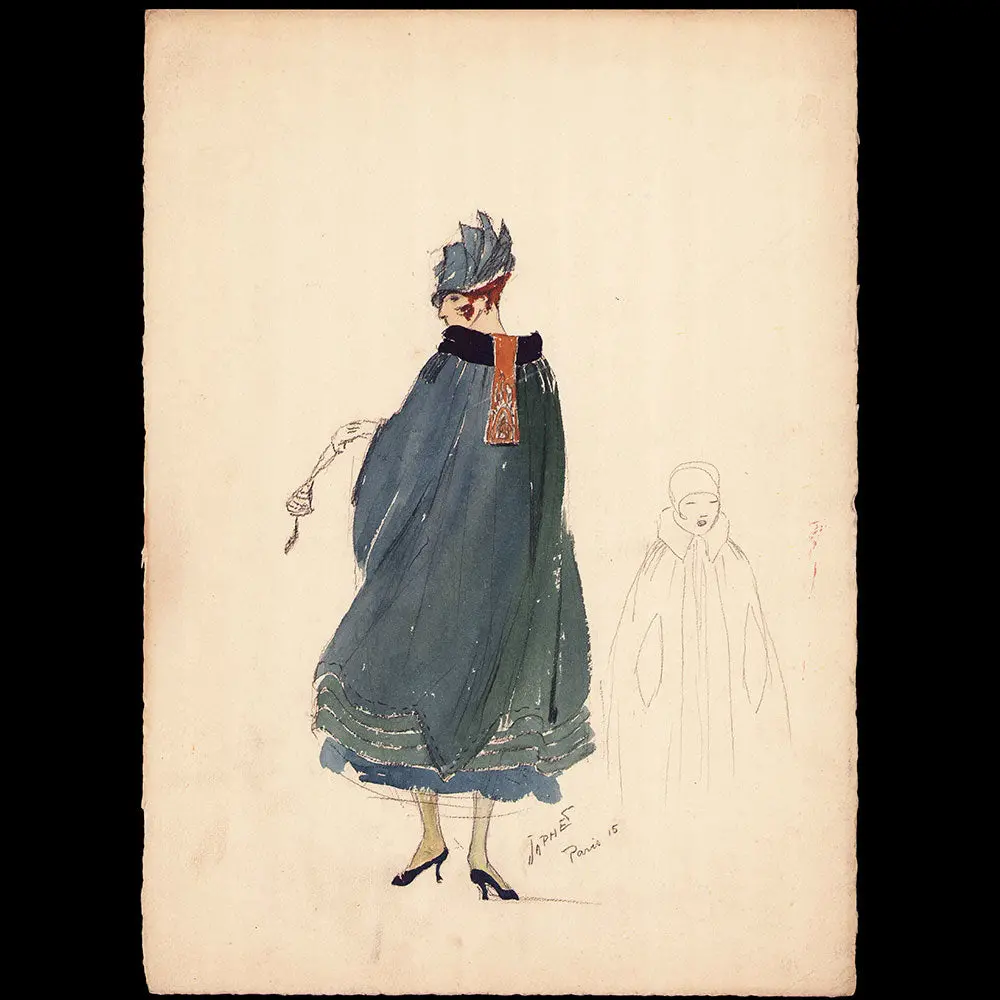 Japhet - Dessin D'un Manteau (1915) 1