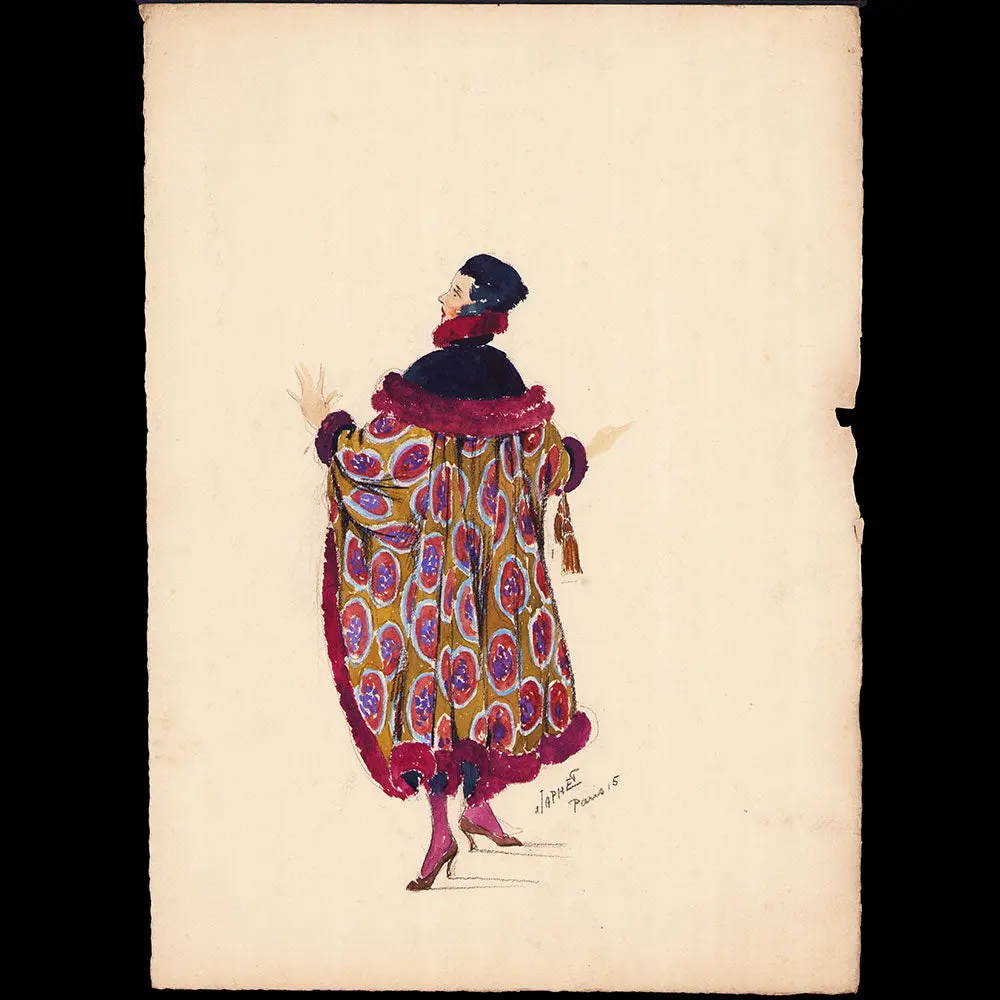 Japhet - Manteau Bordé De Fourrure (1915) 1