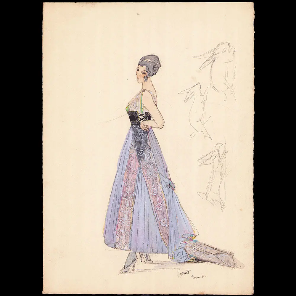 Japhet - Dessin D'une Robe (1915) 1