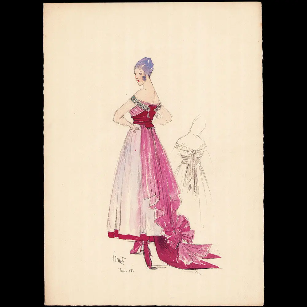 Japhet - Dessin D'une Robe (1915) 1