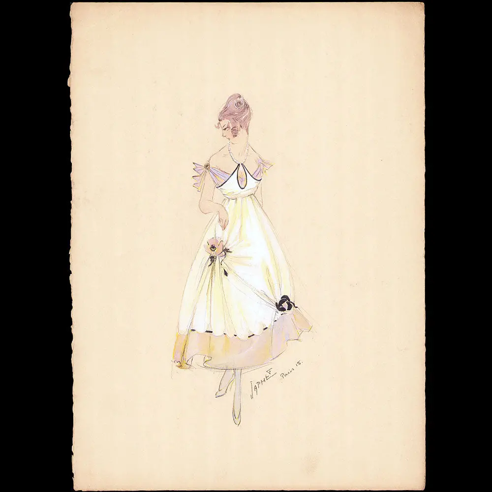 Japhet - Dessin D'une Robe (1915) 1