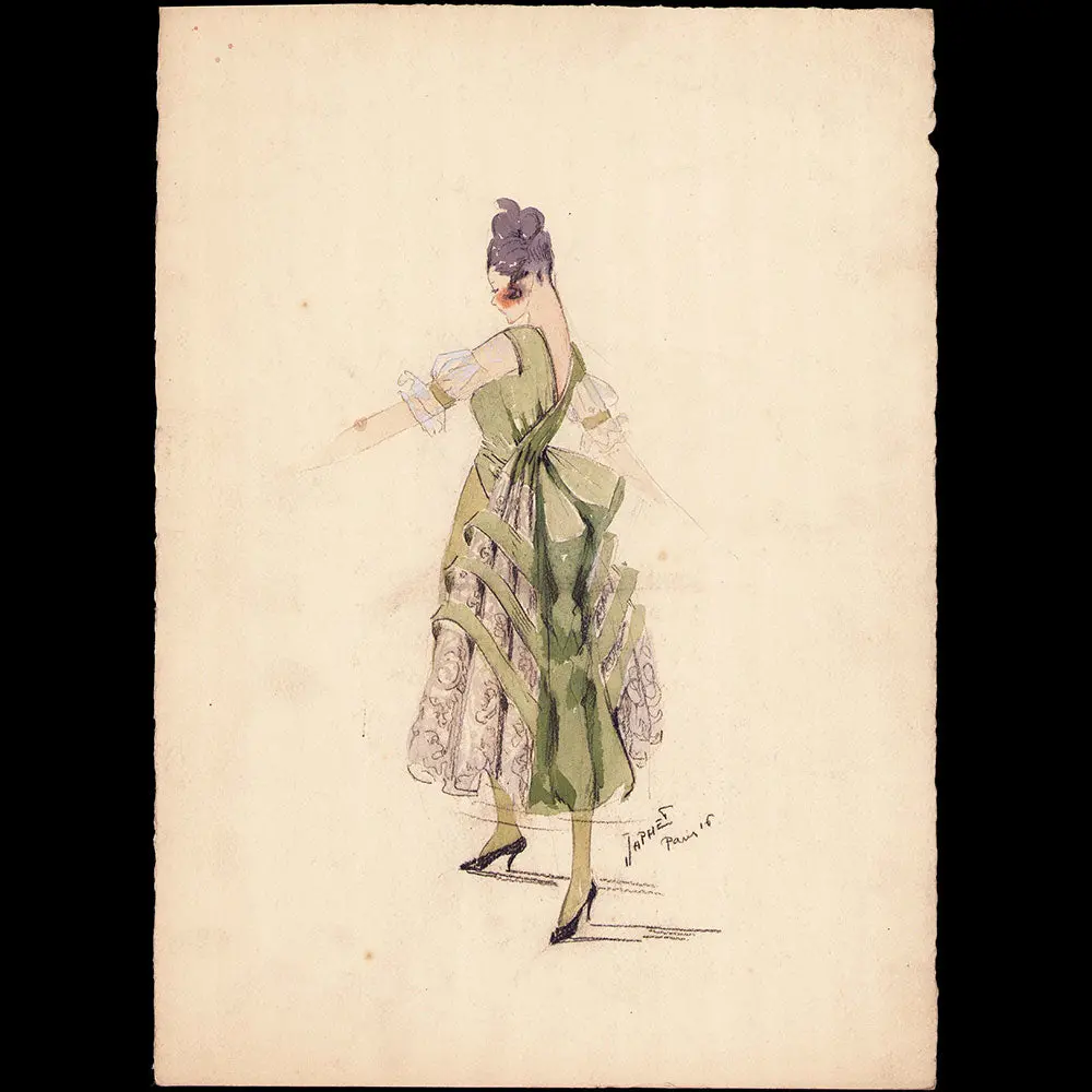 Japhet - Dessin D'une Robe (1916) 1