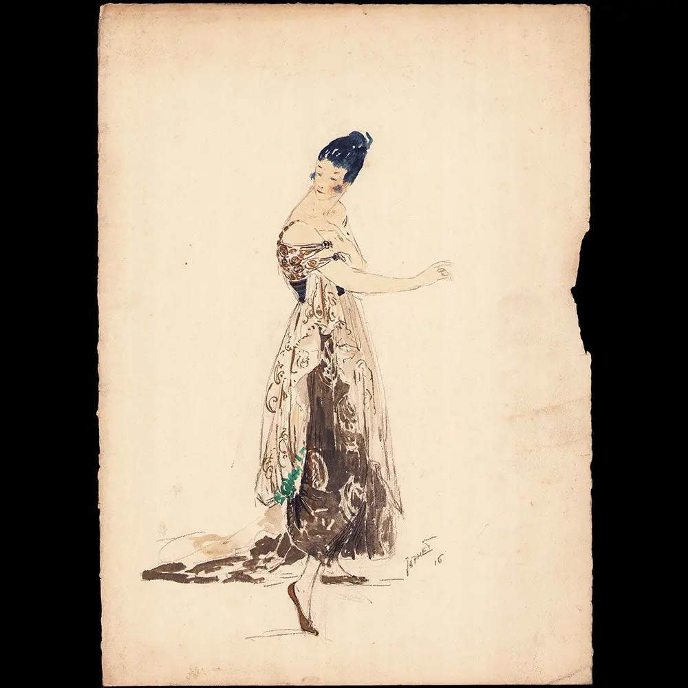 Japhet - Dessin D'une Robe (1916) 1