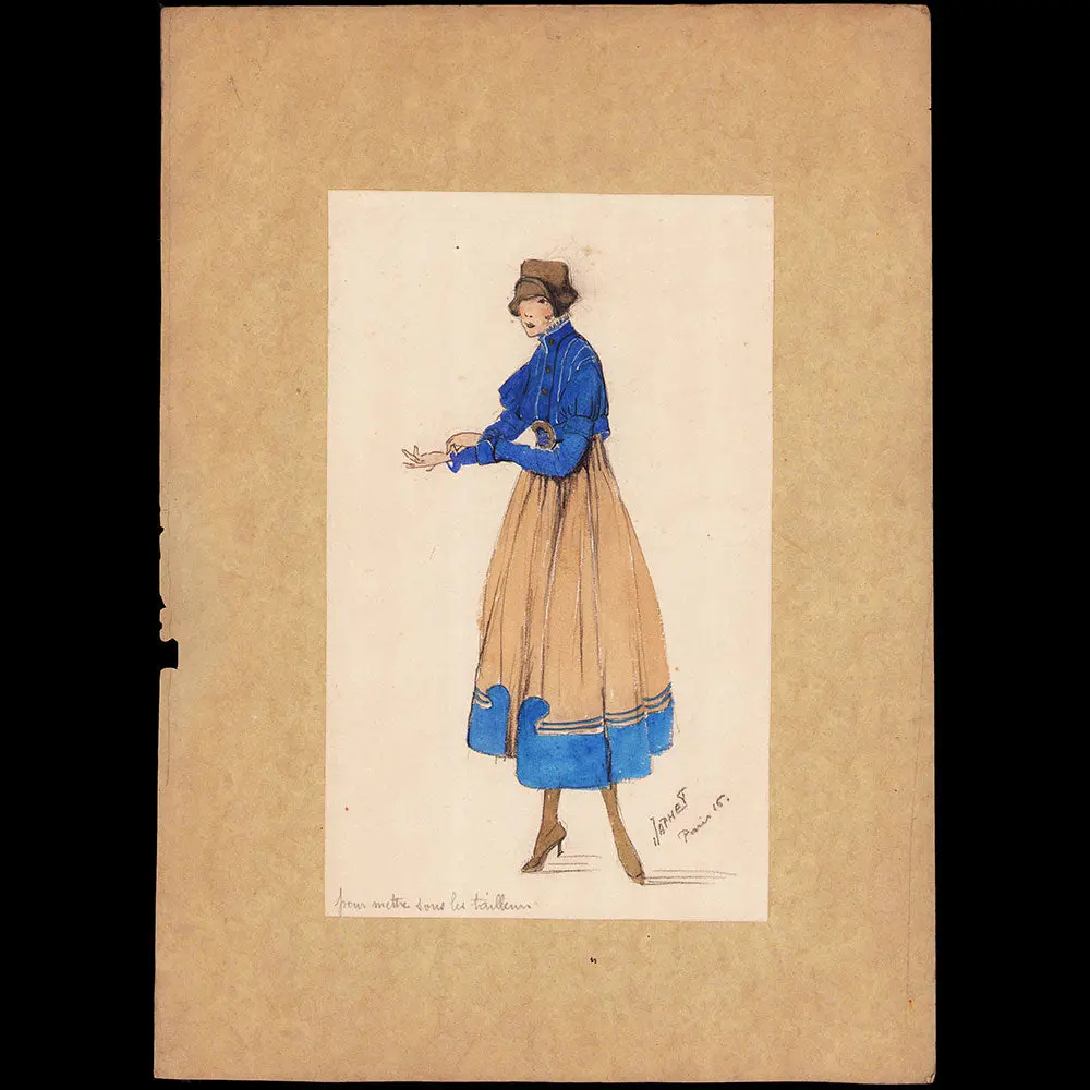Japhet - Dessin D'une Robe (1916) 1