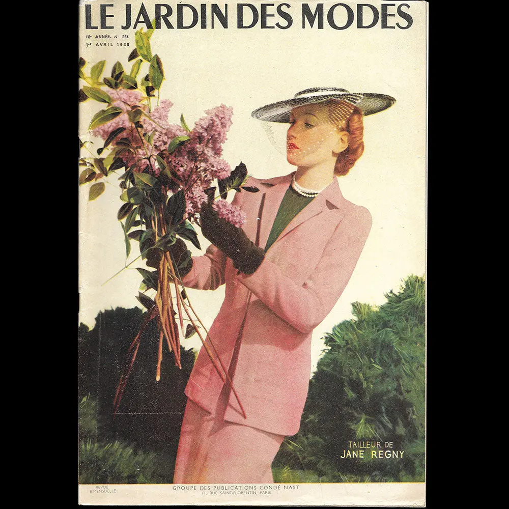 Le Jardin Des Modes, N°254, 1Er Avril 1938, Tailleur De Jane Regny 1