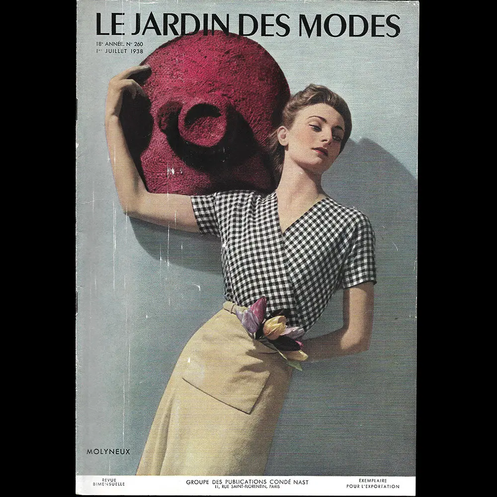 Le Jardin Des Modes, N°260, 1Er Juillet 1938, Ensemble De Molyneux 1