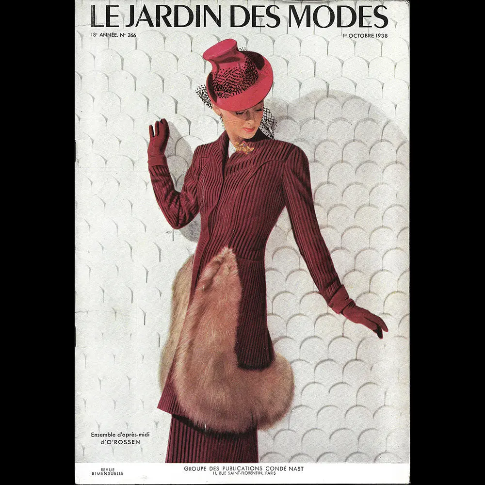 Le Jardin Des Modes, N°266, 1Er Octobre 1938, Ensemble D'après-Midi D'o'rossen 1