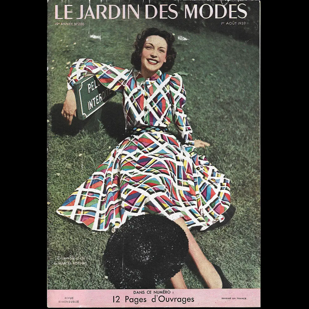 Le Jardin Des Modes, N°286, 1Er Août 1939, Ensemble De Marcel Rochas 1