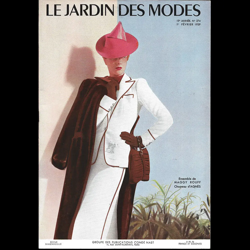 Le Jardin Des Modes, N°274, 1Er Février 1939, Ensemble De Maggy Rouff 1