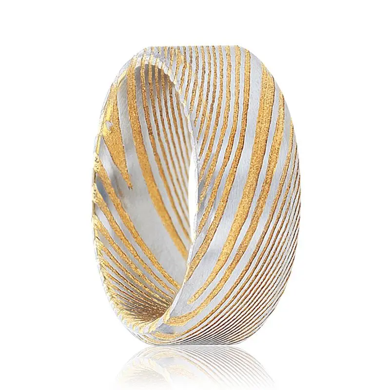 Jesper | Gold Damascus Steel A Vivid Design 1