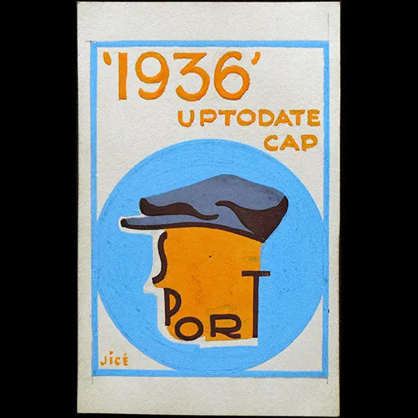 Jicé - Recueil De 25 Dessins Originaux De Casquettes (1936) 1