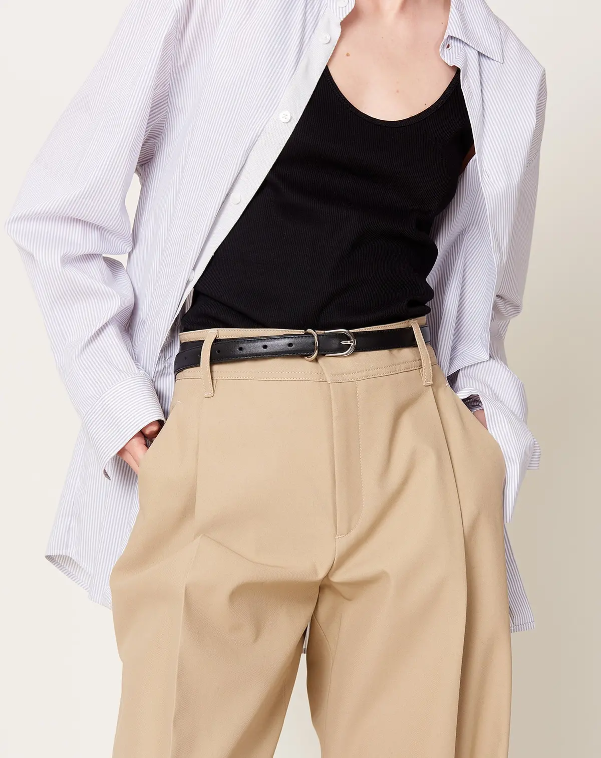 Bea Slim Belt In Black 1