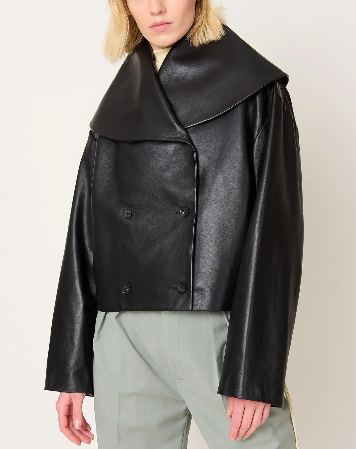 Dotti Shawl Jacket In Black 1
