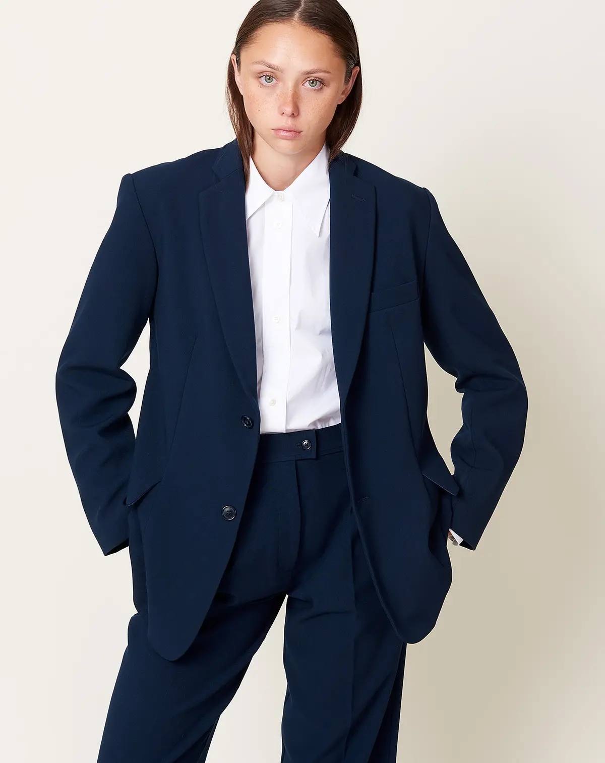 Gemini Blazer In Indigo 1