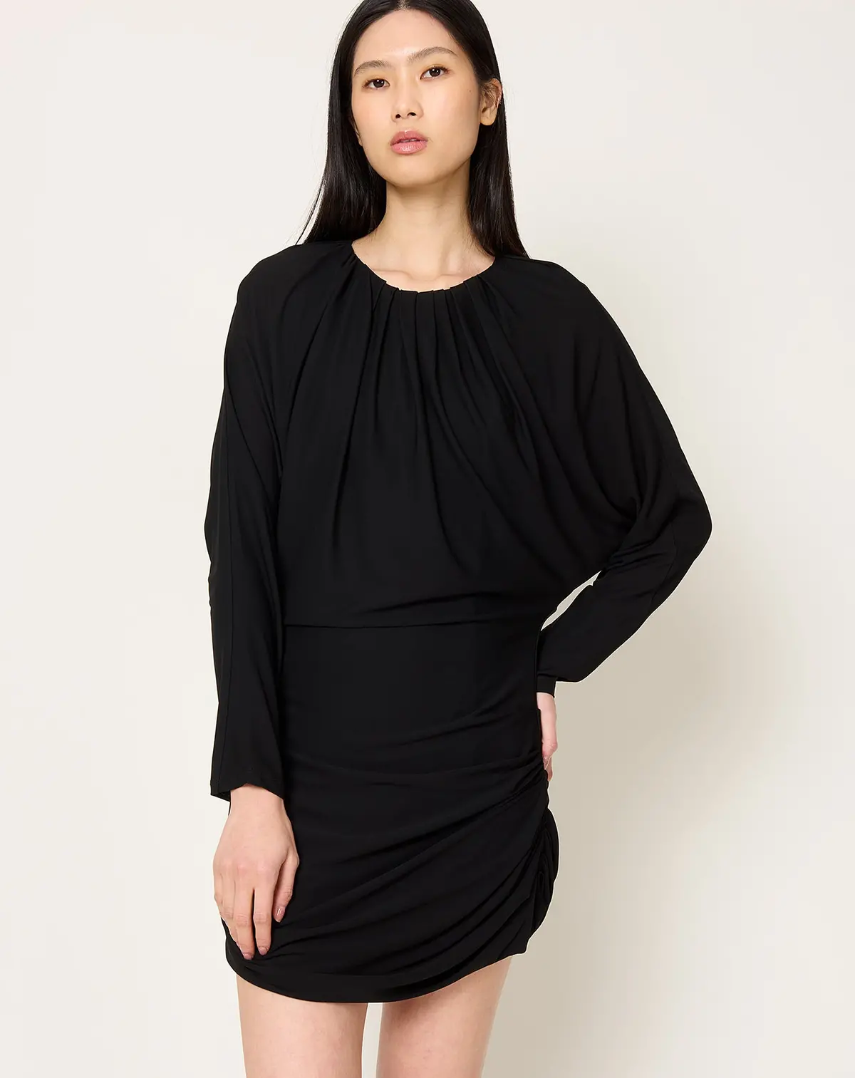 Rickie Ruched Mini Dress 1