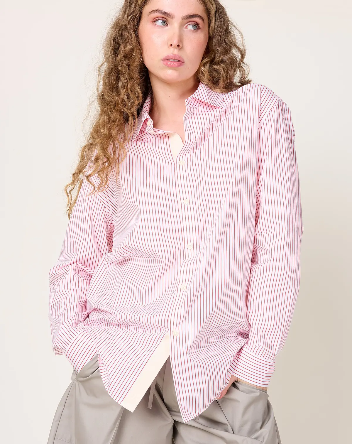 Signature Button Down In Candy Stripe 1