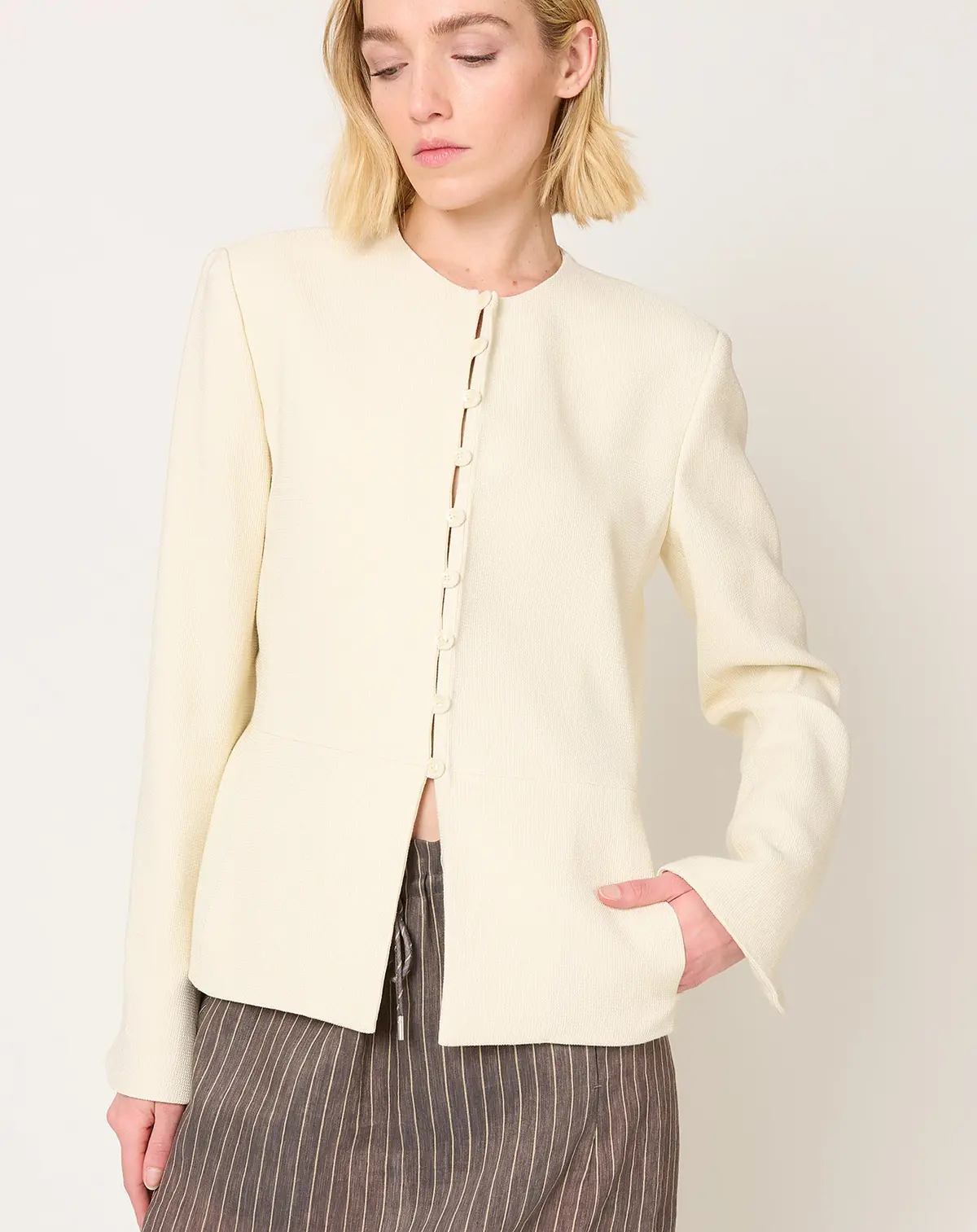Tilda Jacket In Blonde 1