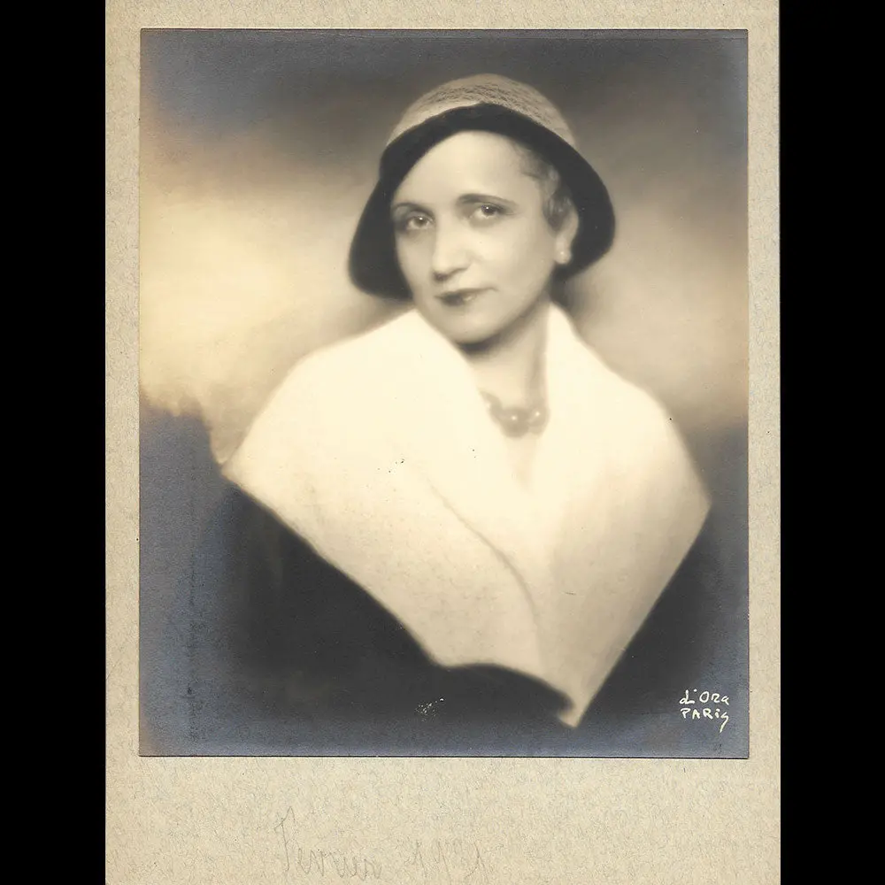 Agnès Rittener - Portrait De La Modiste, Tirage De D'ora (1931) 1