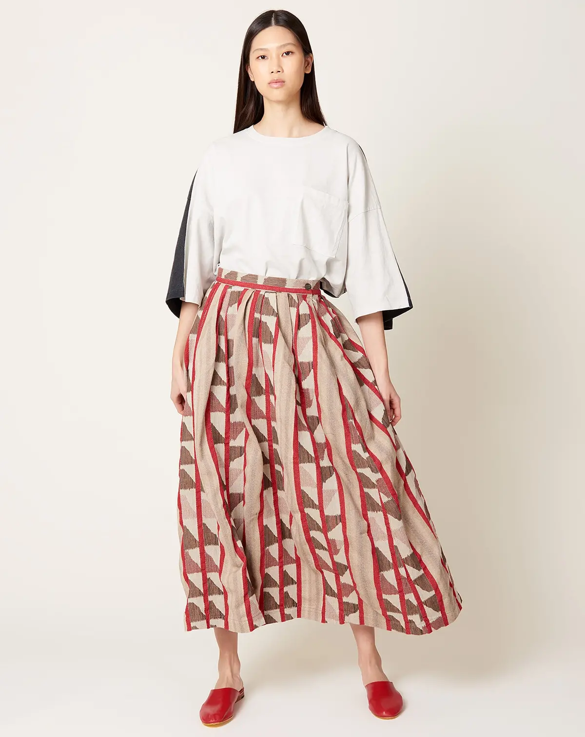 Cotton Pueblo Stripe Harvest Skirt 1