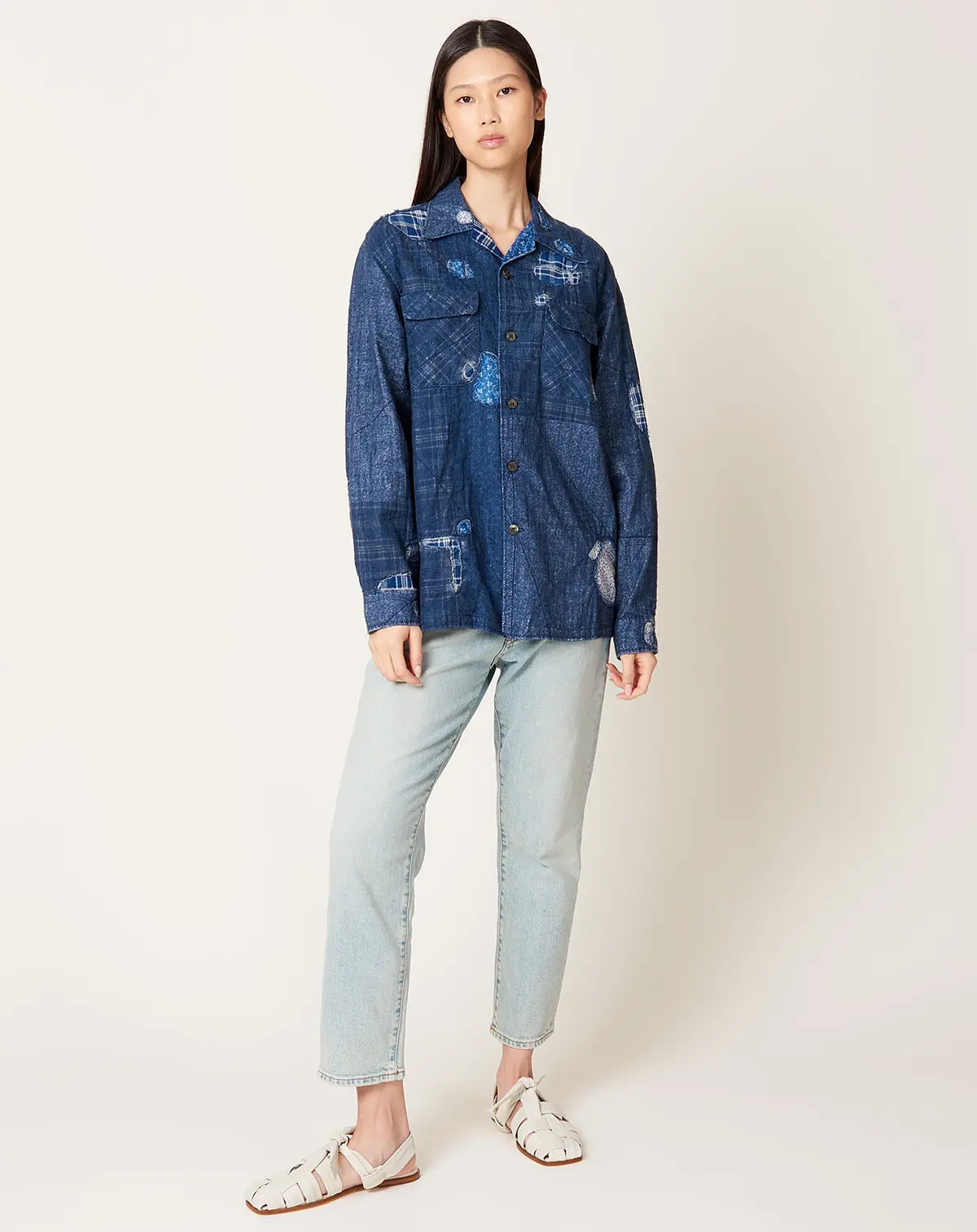 Idg Patchwork Nora-Dot Board Shirt 1