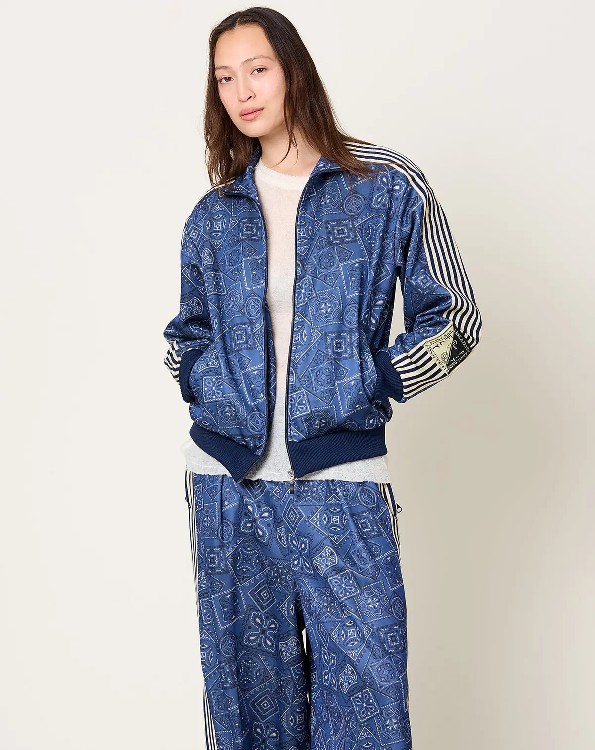 Cookie Bandana Track Jkt In Navy 1