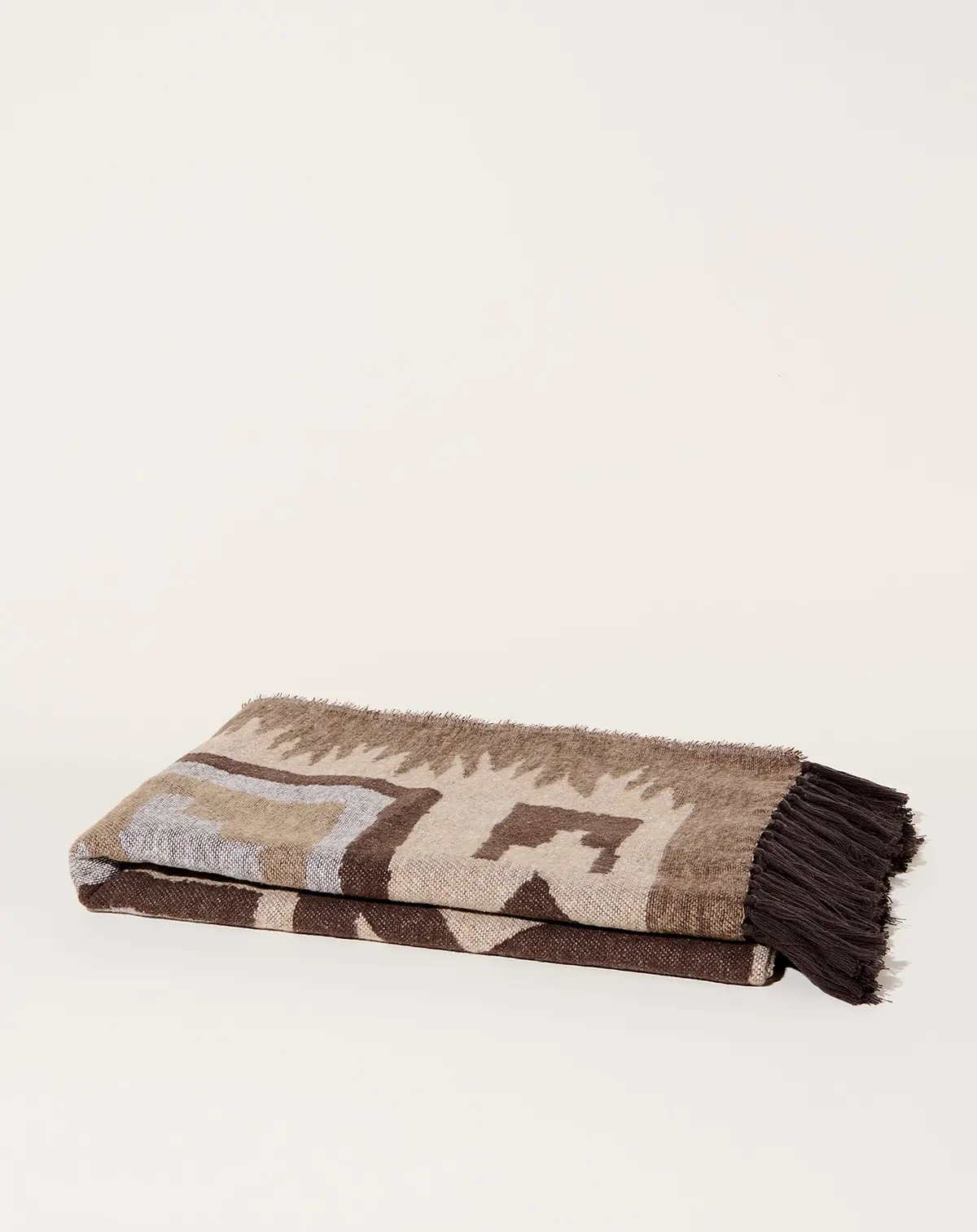 Kapital Speakeasy Blanket In Brown 1
