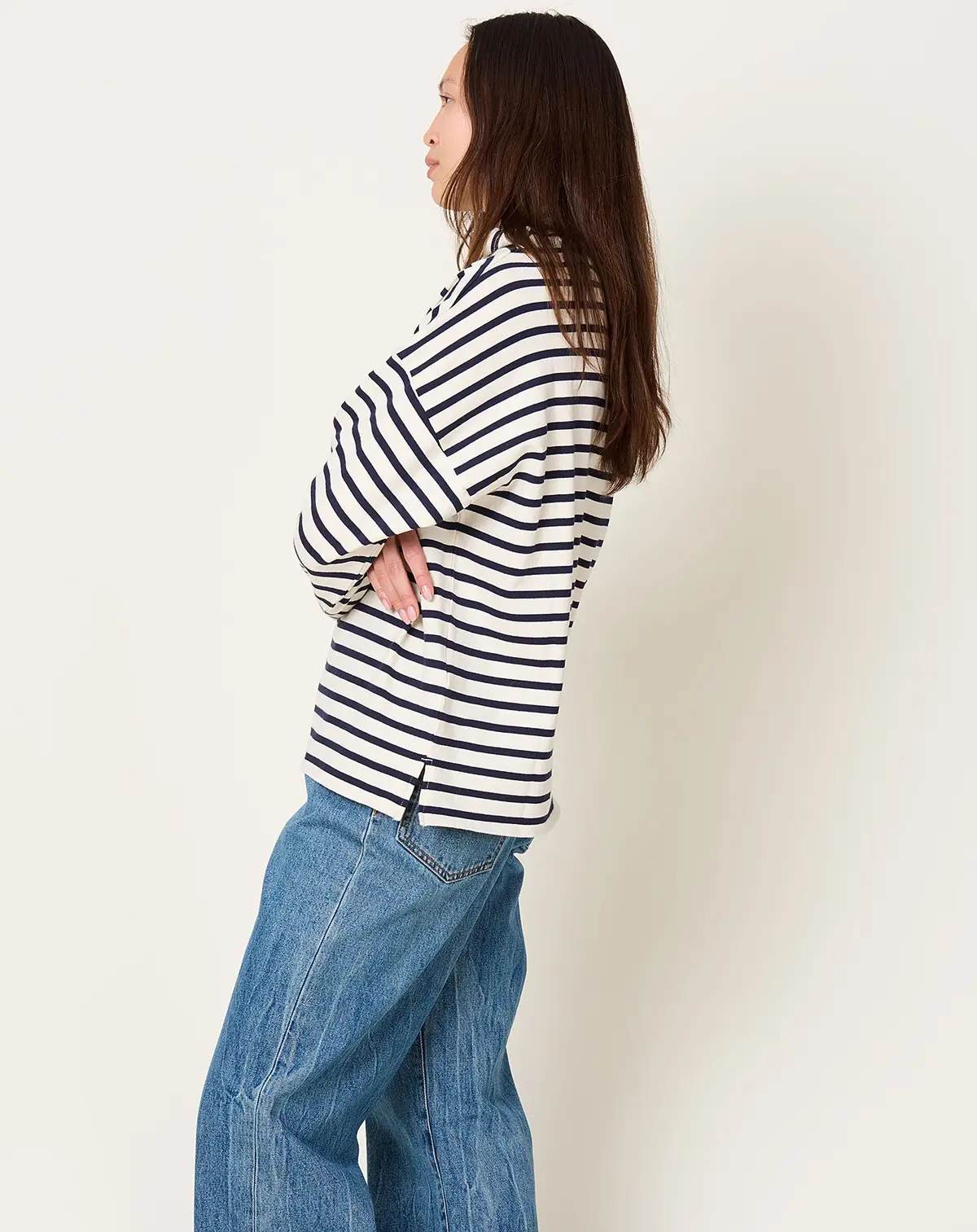Stripe Jersey Gandhi Longsleeve T-Shirt 2