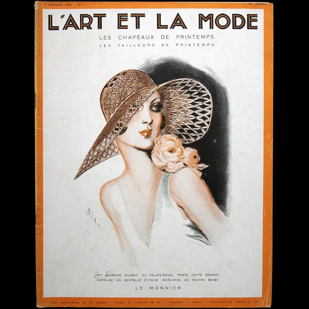L’Art Et La Mode (5 Février 1930), Couverture De Soulié 1
