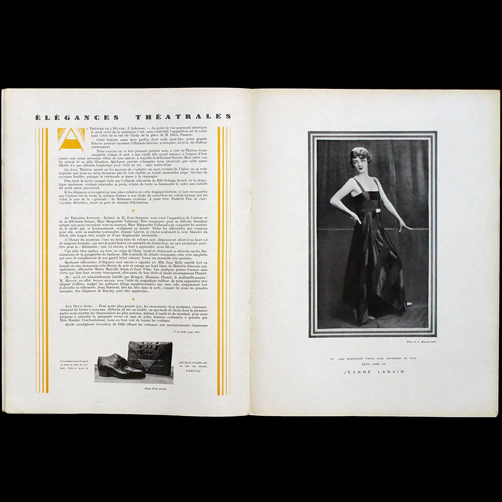 L’Art Et La Mode (5 Mai 1930), Couverture De Soulié 2