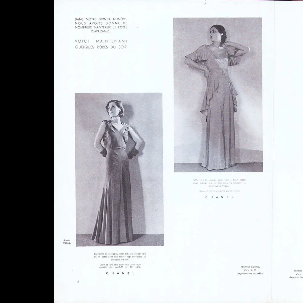 L’Art Et La Mode (5 Octobre 1933), Couverture De Georges Saad 2
