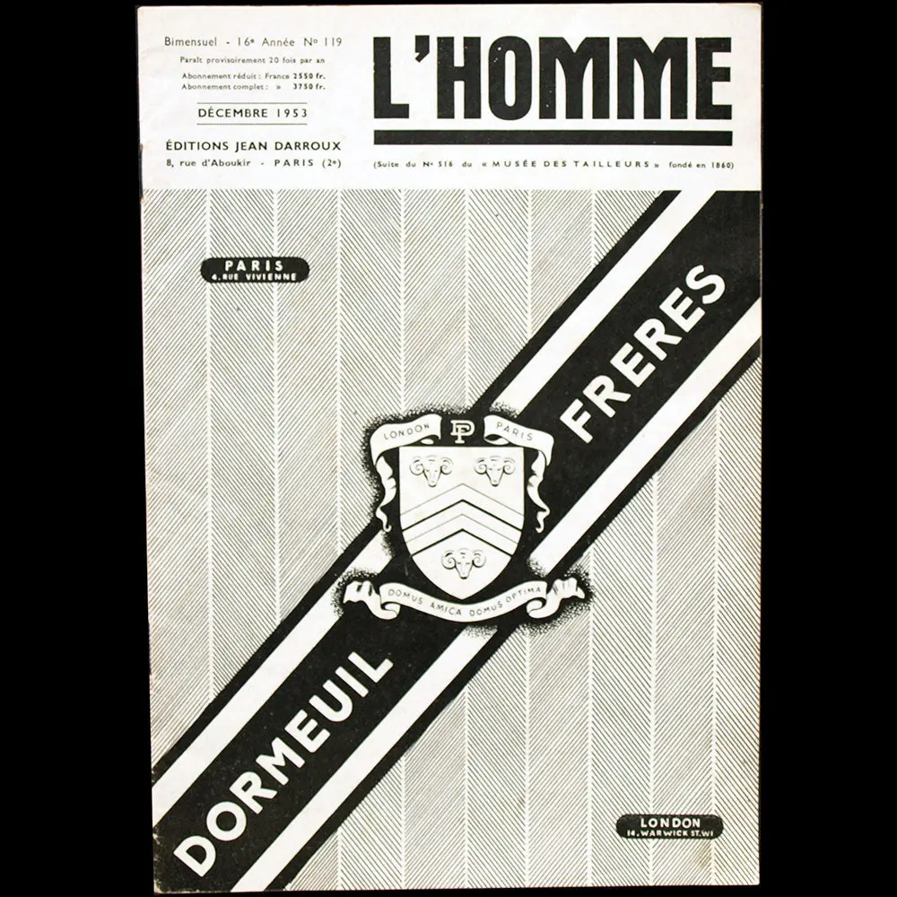 L'homme N°119, Décembre 1953 1