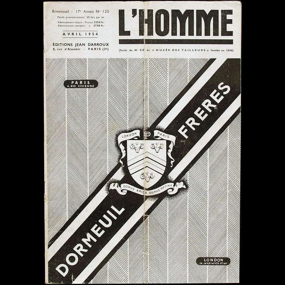 L'homme N°125, Avril 1954 1