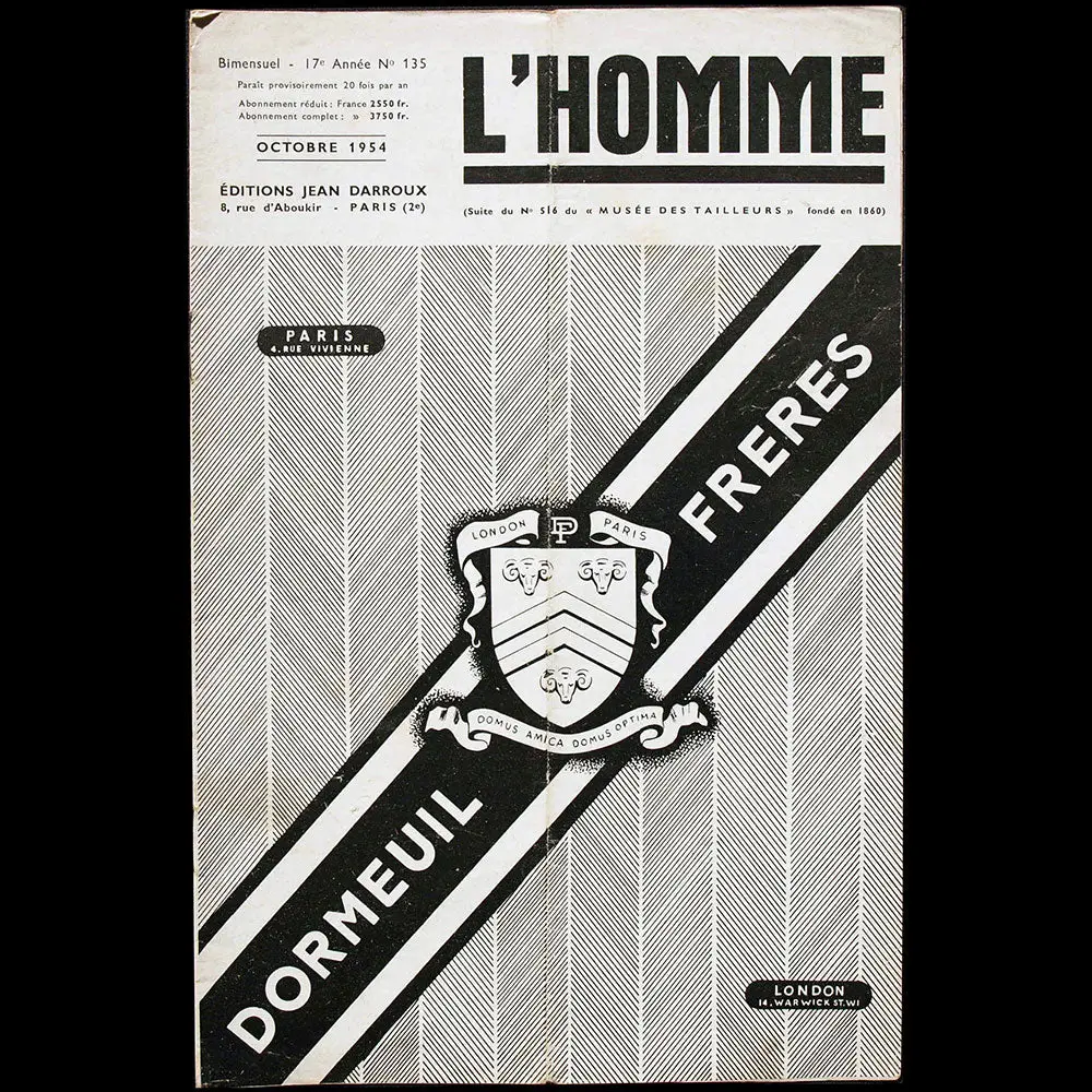 L'homme N°135, Octobre 1954 1