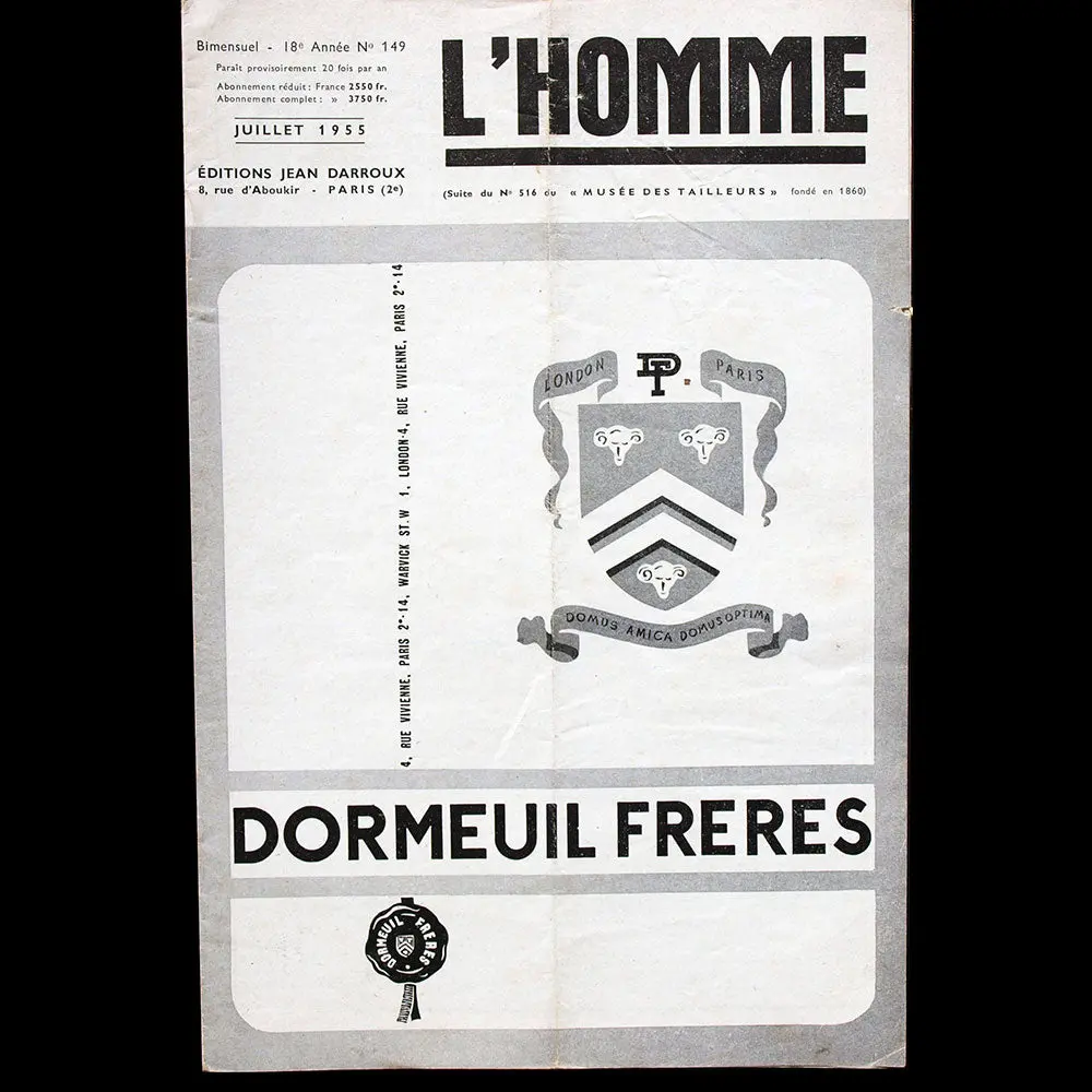 L'homme N°149, Juillet 1955 1