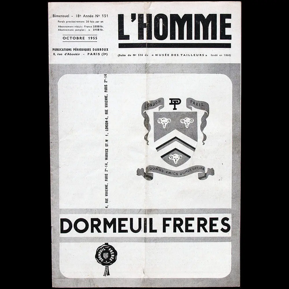 L'homme N°151, Octobre 1955 1