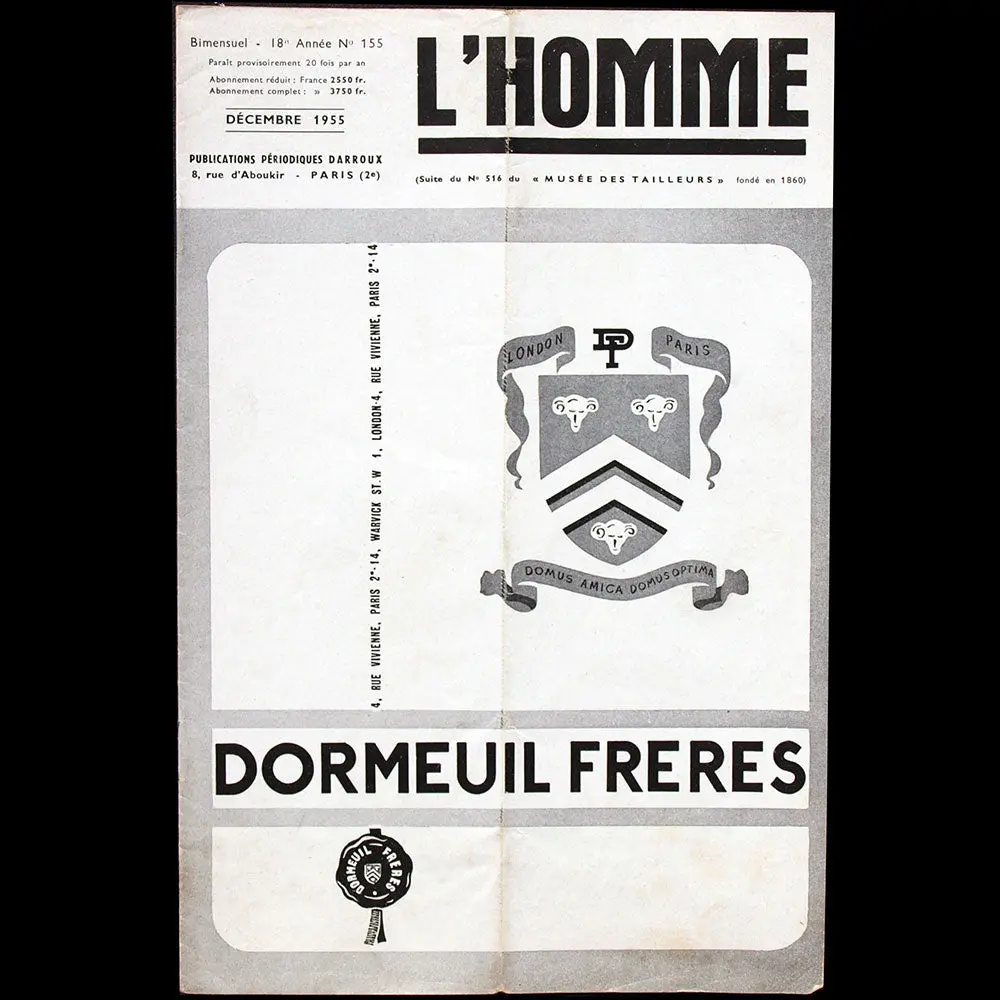 L'homme N°155, Décembre 1955 1