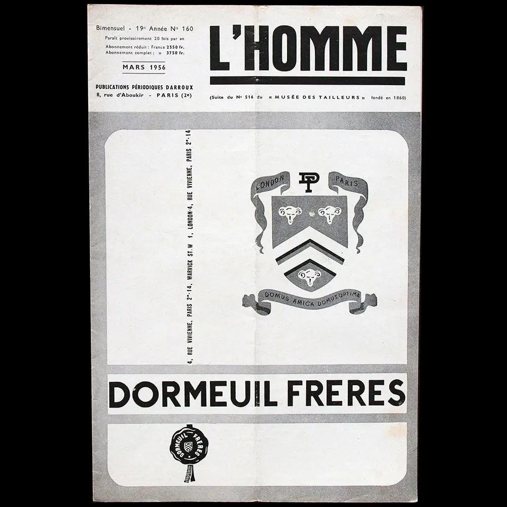L'homme N°160, Mars 1956 1