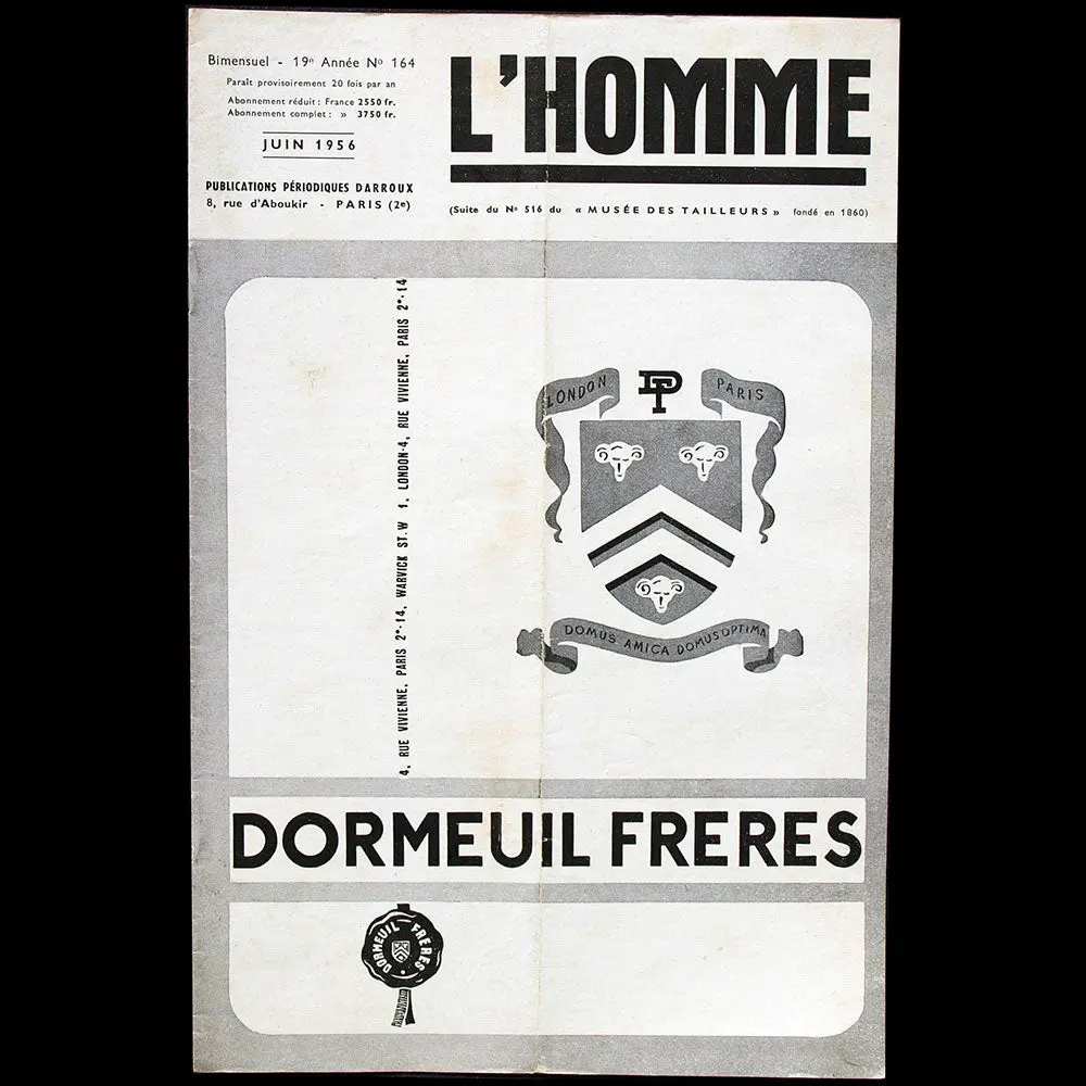 L'homme N°164, Juin 1956 1