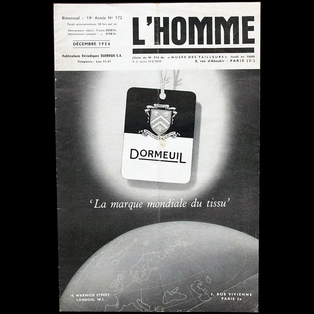 L'homme N°172, Décembre 1956 1