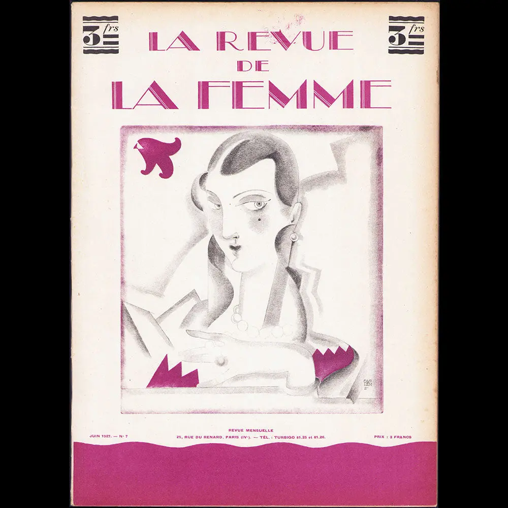 La Revue De La Femme, N°7 (Juin 1927), Couverture De Caplen 1