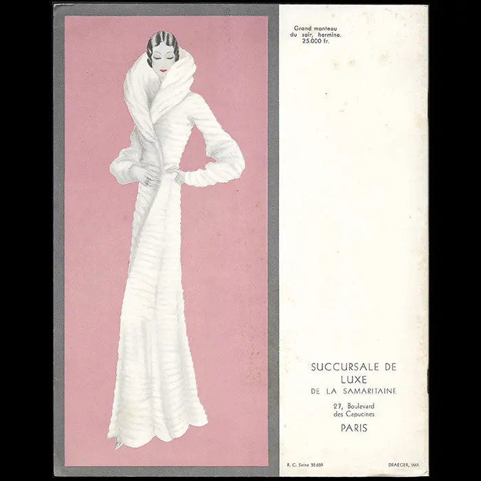 Succursale De Luxe De La Samaritaine, Couverture De Reynaldo Luza (Circa 1925-1930) 2