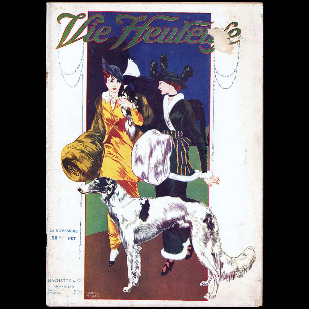 La Vie Heureuse, 20 Novembre 1913, Couverture De Paul Meras 1