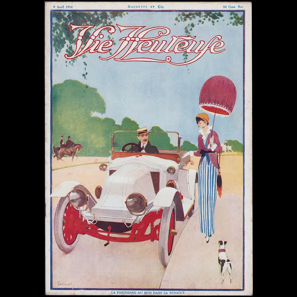 La Vie Heureuse, 5 Avril 1914, Couverture De Strimpl 1