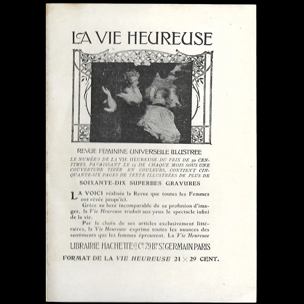 La Vie Heureuse - Document De Présentation Et D'abonnement (1902) 1
