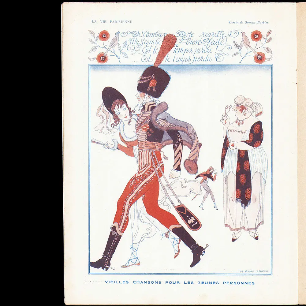 La Vie Parisienne, 2 Février 1918, Couverture De George Barbier 2