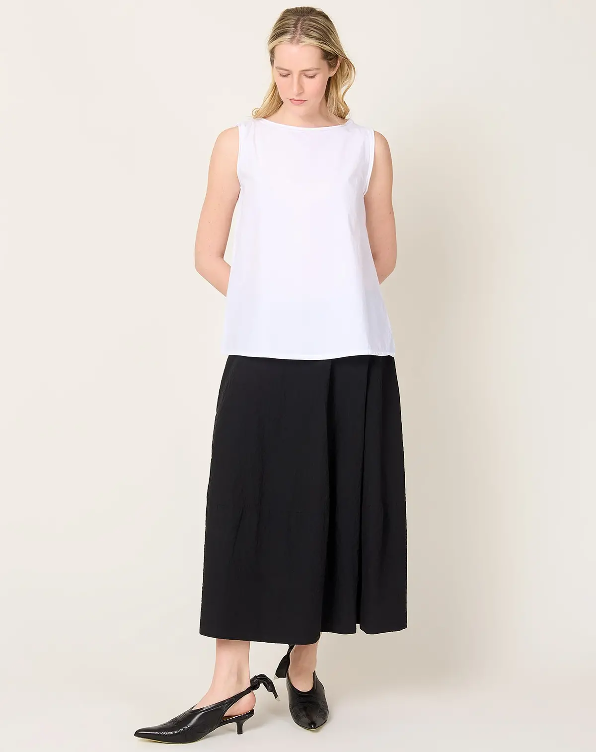 Gioia Tank In White 1