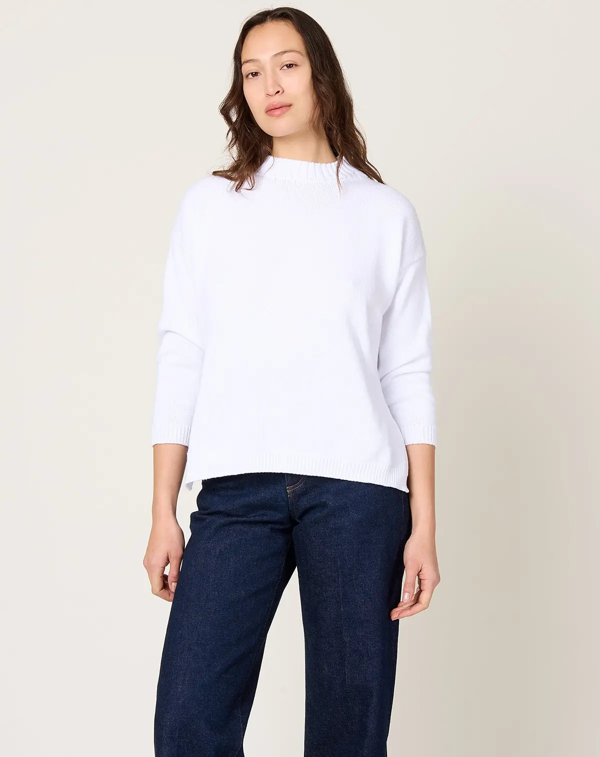 Muschio Sweater In White 1