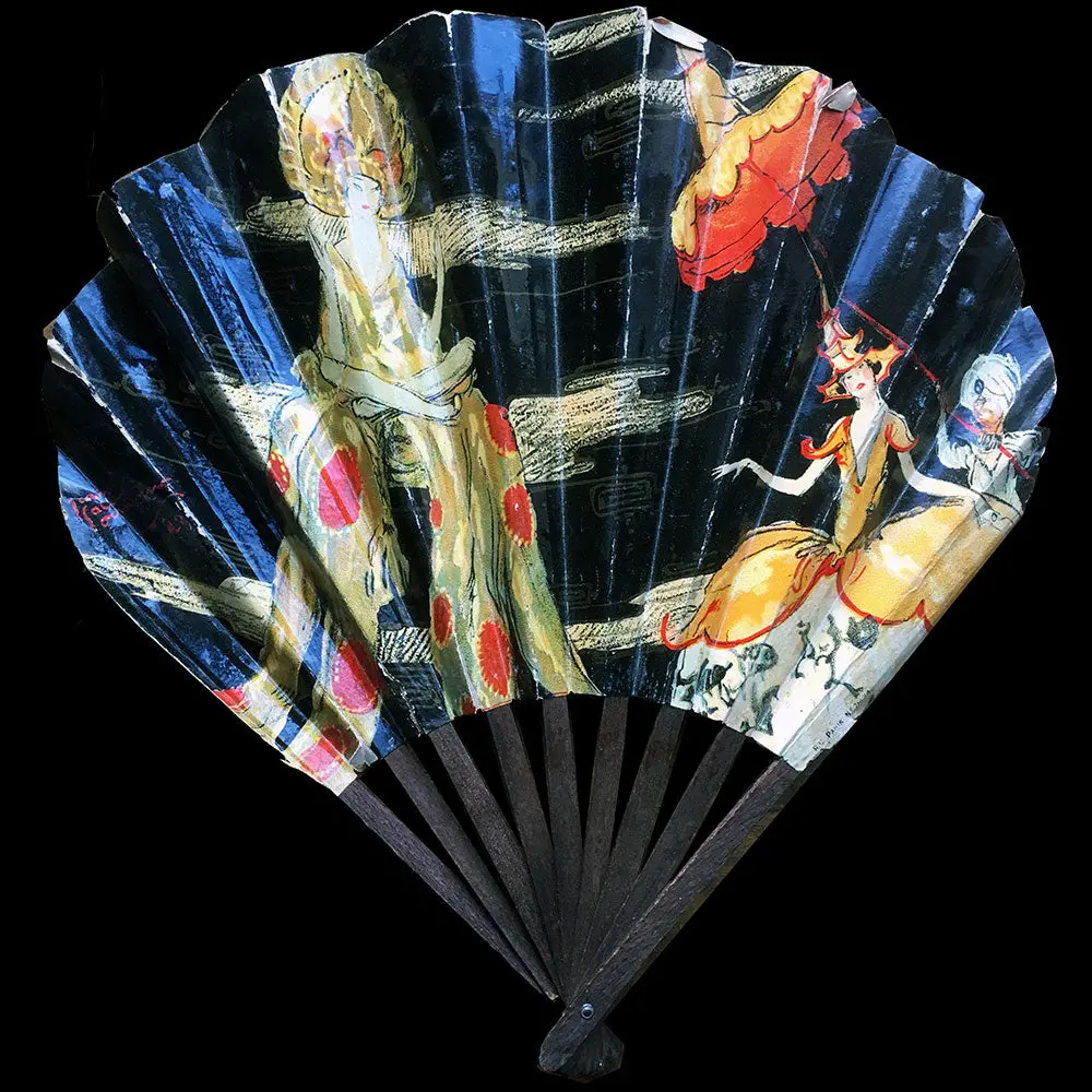 Galeries Lafayette - Eventail Illustré Par Jean-Gabriel Domergue (1923) 2