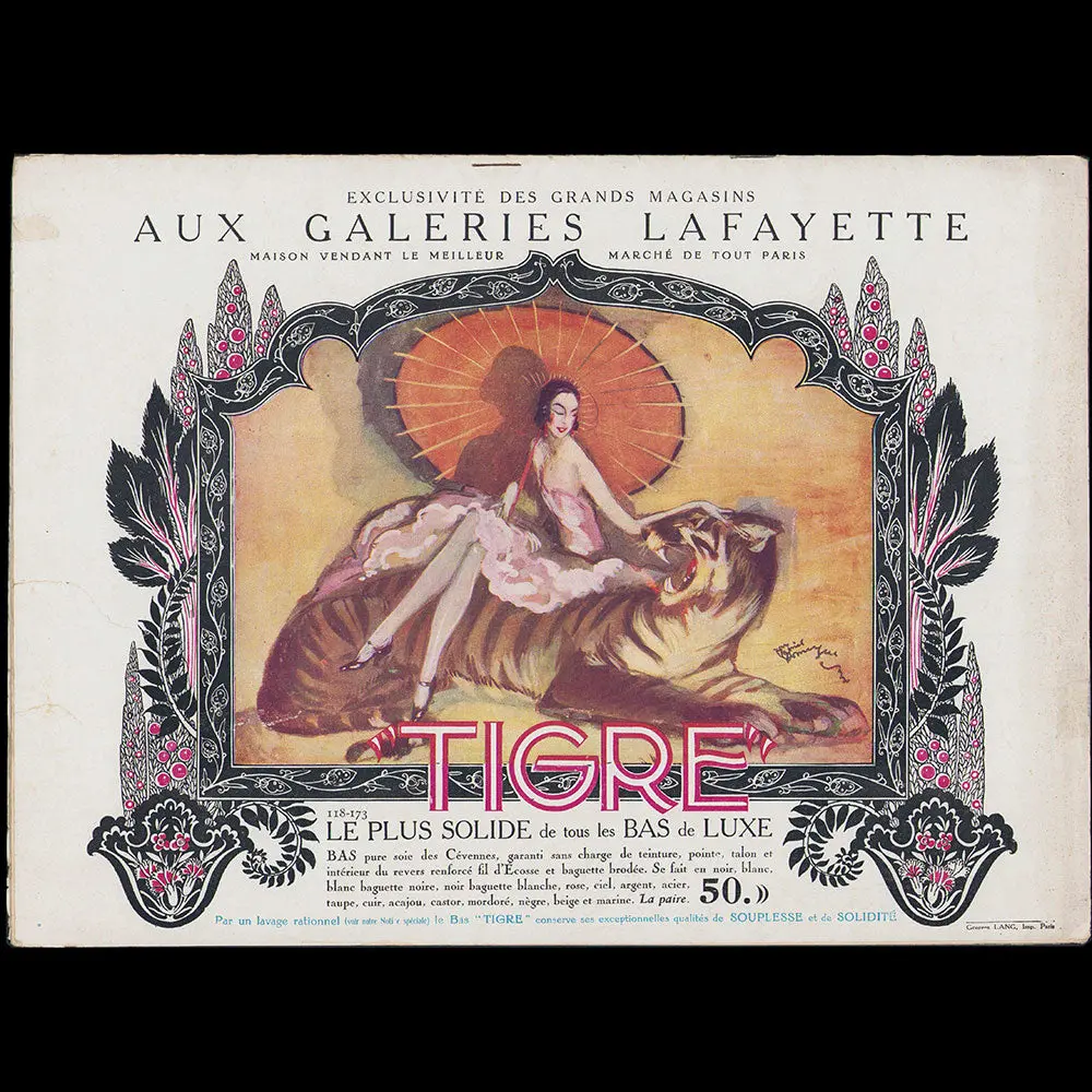 Aux Galeries Lafayette, Les Galeries Lafayette Répandent Dans L'univers La Grâce De La Parisienne, Catalogue Illustré Par Domergue (1923) 2